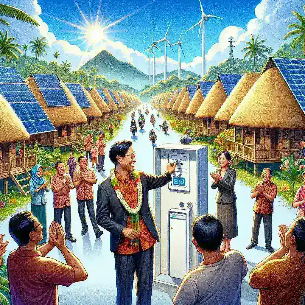 Bali Resmikan Jaringan Listrik Pintar Berbasis Energi Terbarukan di Desa Terpencil