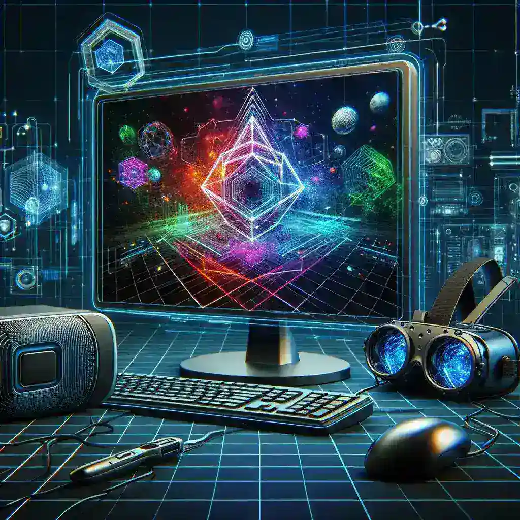 Apa peran monitor dalam pengaturan realitas virtual?