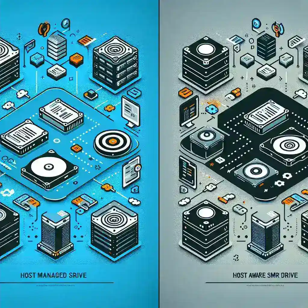 Apa perbedaan antara drive SMR yang dikelola host dan SMR yang sadar host?
